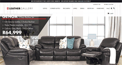 Desktop Screenshot of leathergallery.co.za